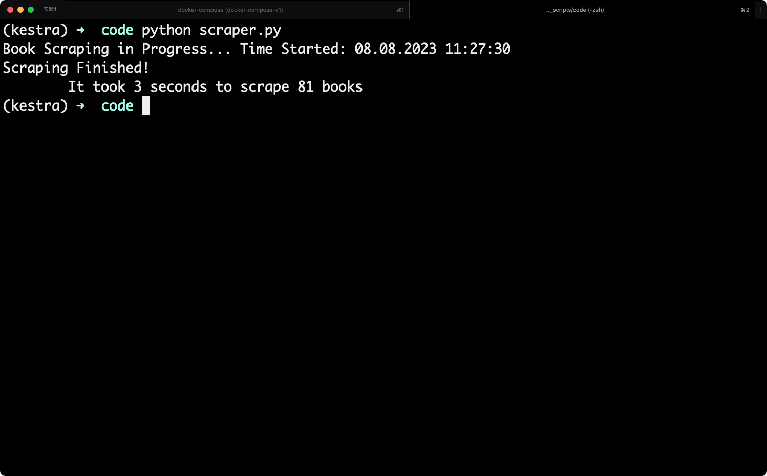 Image 3 - Running the Python script