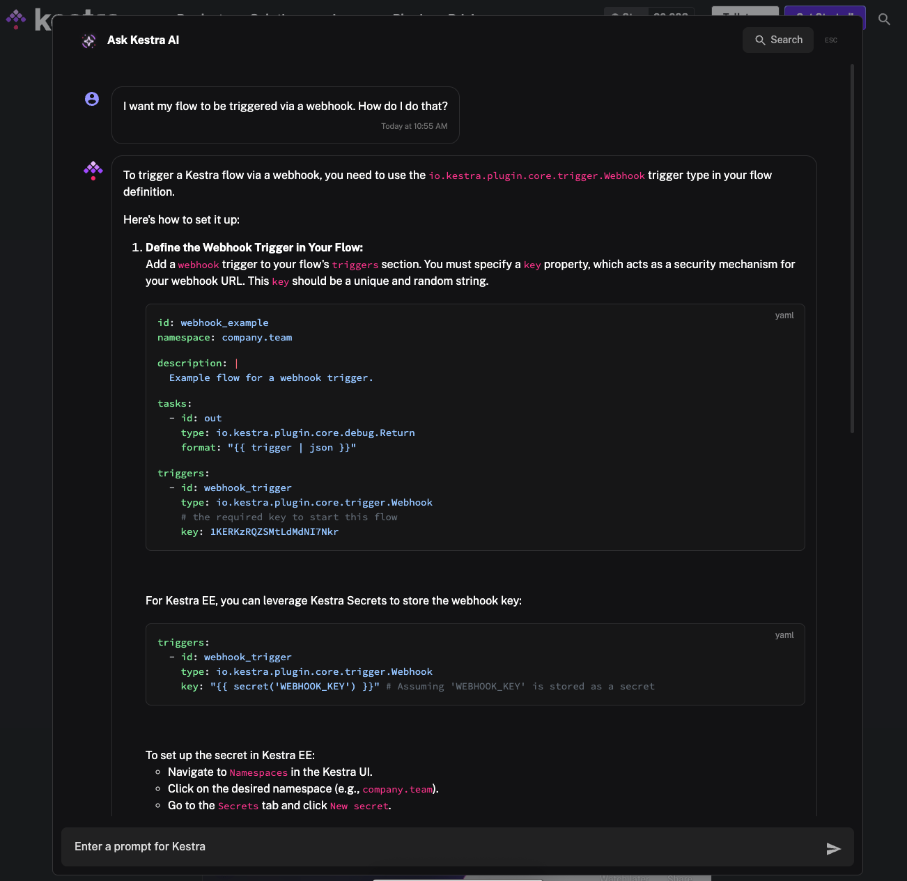 AI search