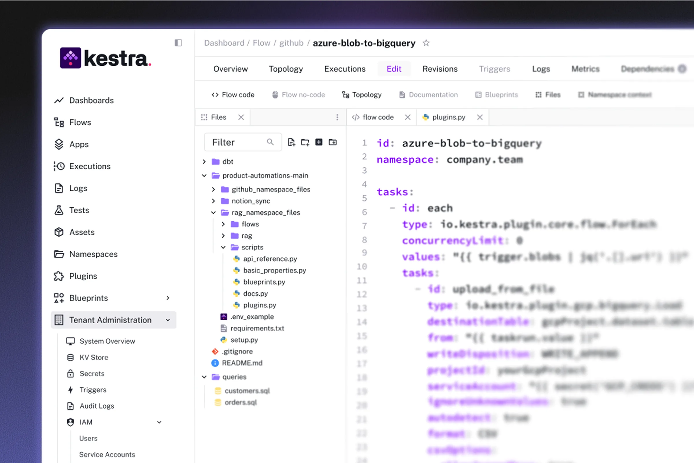 Manage your Scripts with the Embedded Code Editor