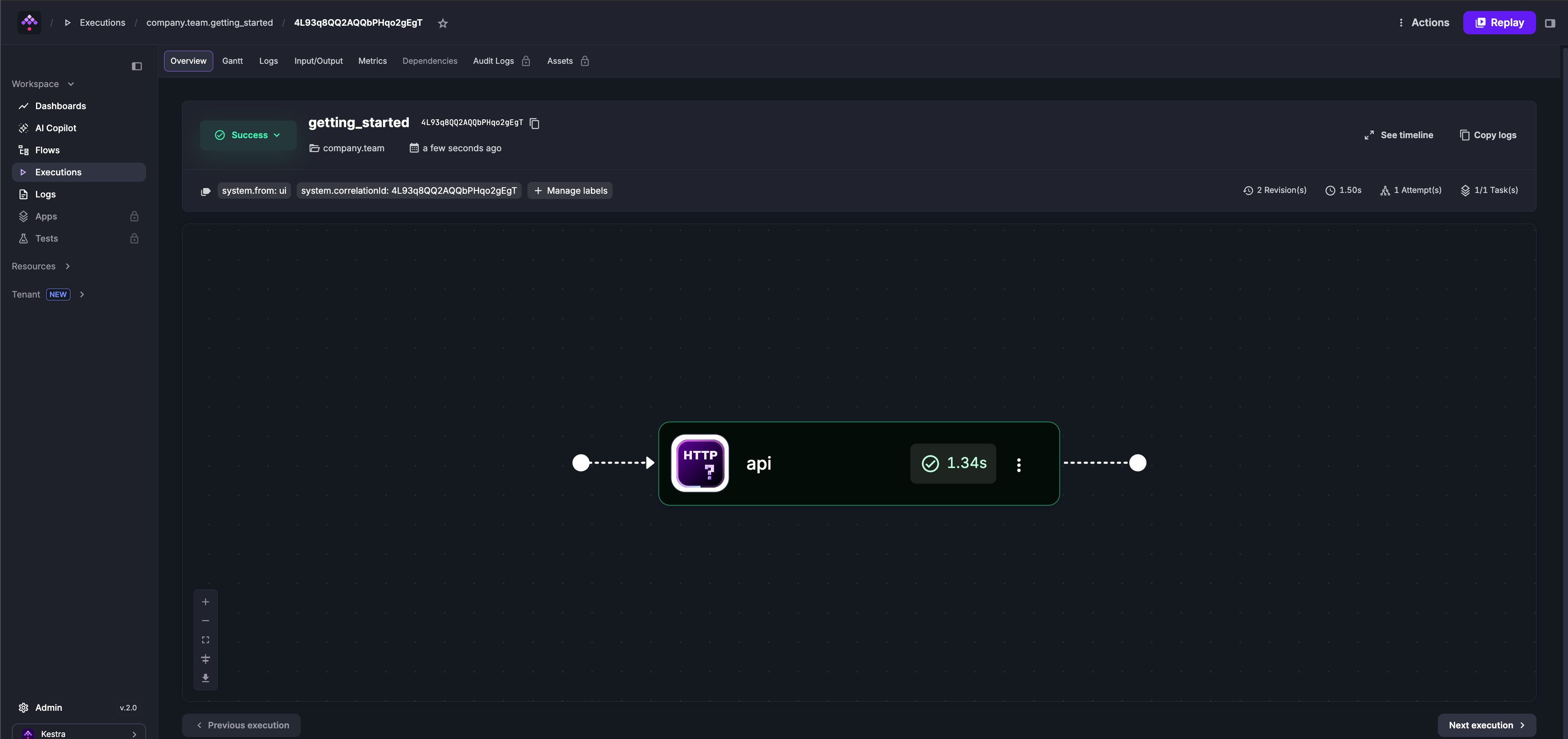 execution overview