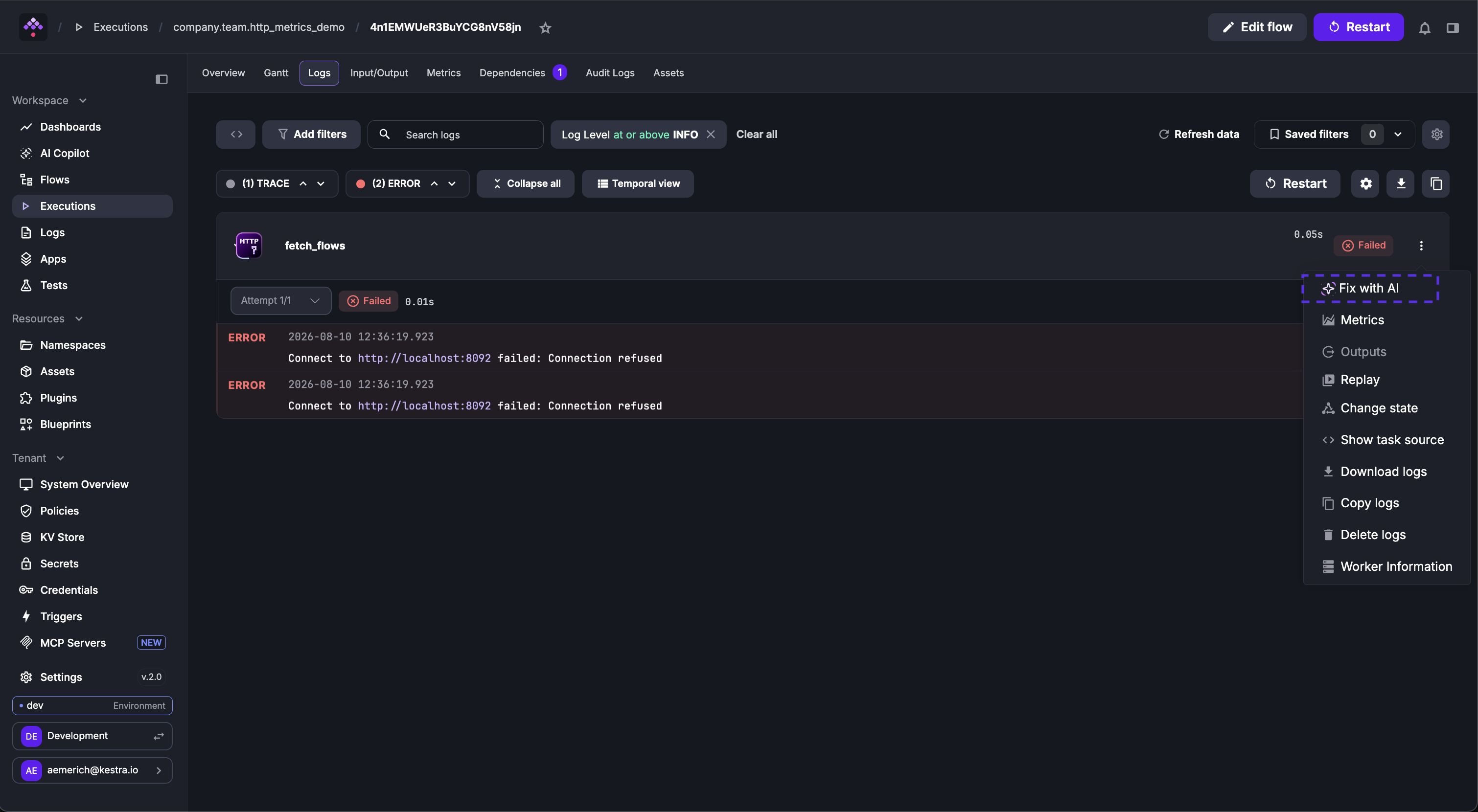 Fix with AI