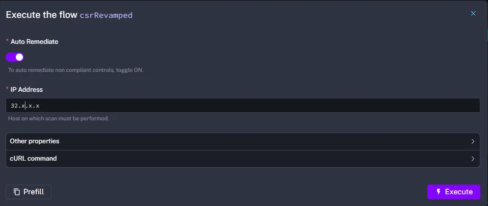 Flow execution
