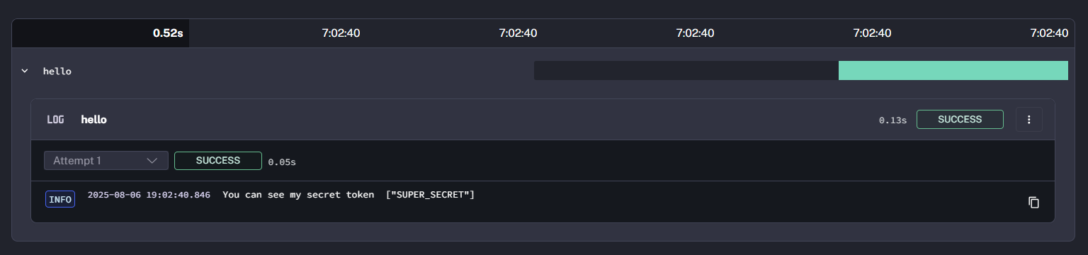 Secret Log