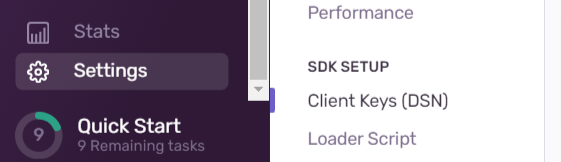 sentry menu