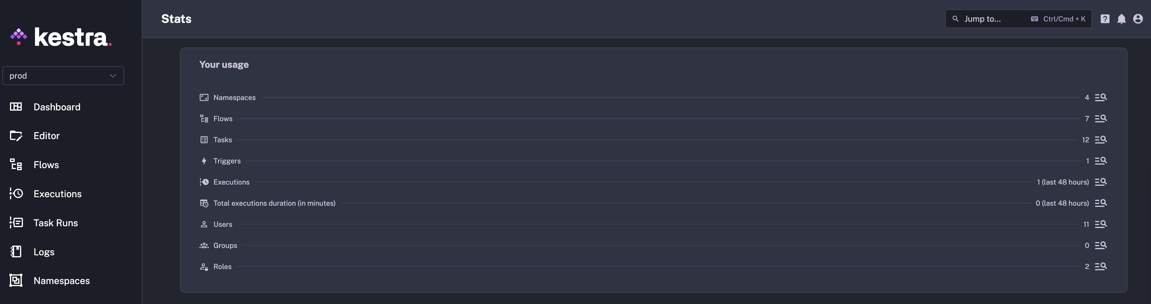 Stats Page