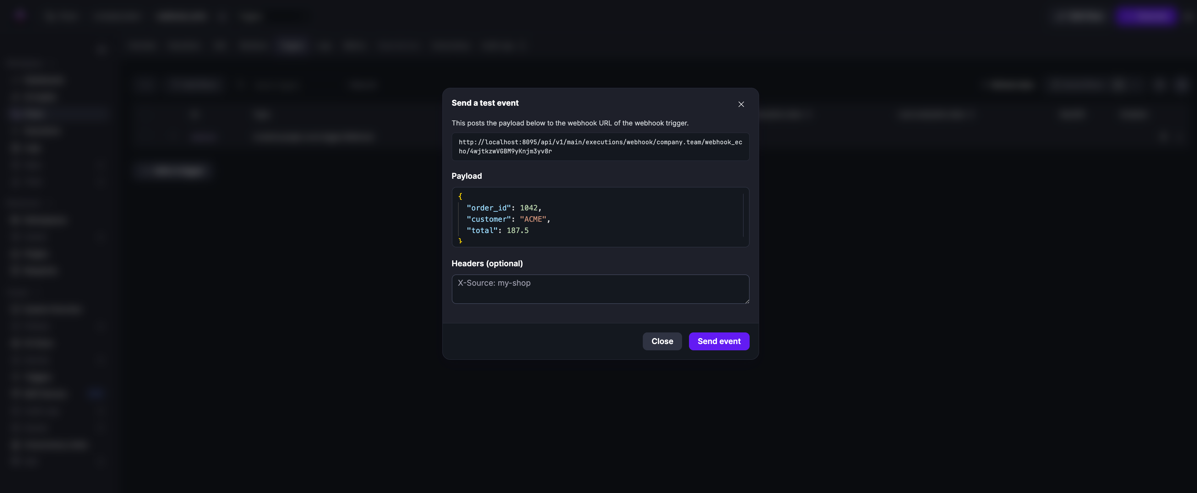 Webhook Trigger Test
